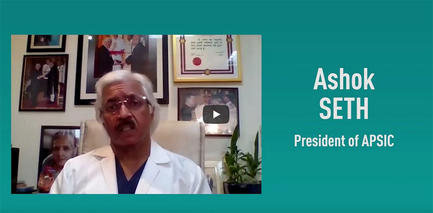 Listen to Prof Ashok Seth, the President of APSIC, presenting Asiaintervention