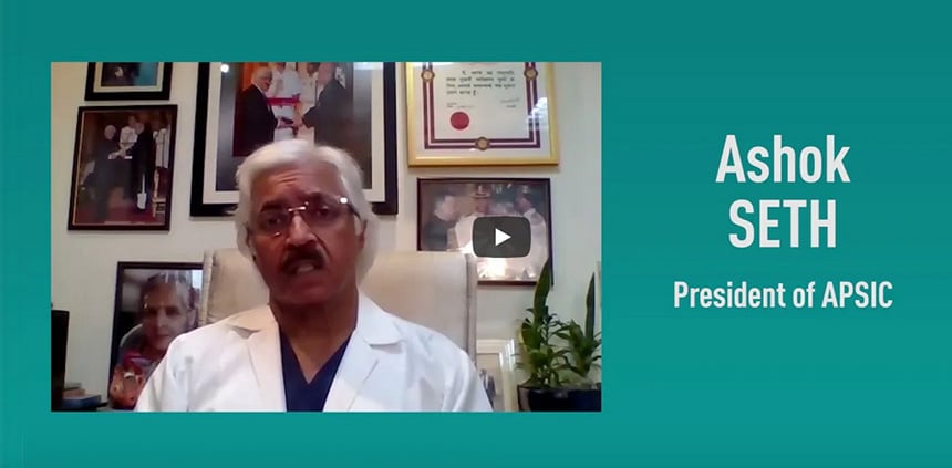 Listen to Prof Ashok Seth, the President of APSIC, presenting Asiaintervention